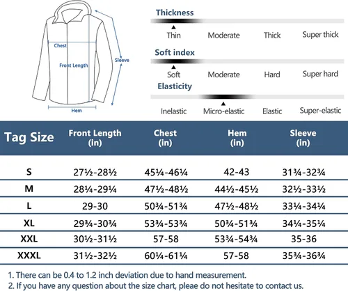 Vista 7 de Mapamyumco Men's Windbreaker Lightweight, Windproof Hooded Golf Jacket, Stretch Water-Resistant