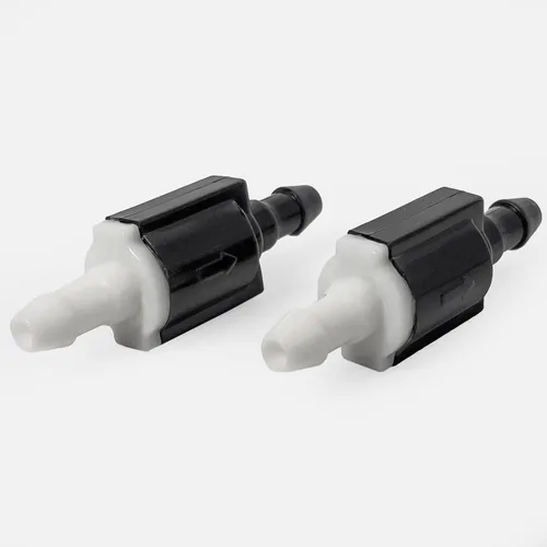 Vista 4 de Válvulas de retención universales de 2 piezas para boquillas del lavaparabrisas delantero para Toyota, Lexus, Nissan y otras marcas – Accesorios