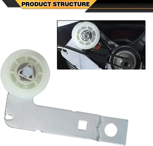 Vista 3 de CNNELL W10837240 Polea tensora de secadora con soporte para secadores de hidromasaje reemplaza W10547290