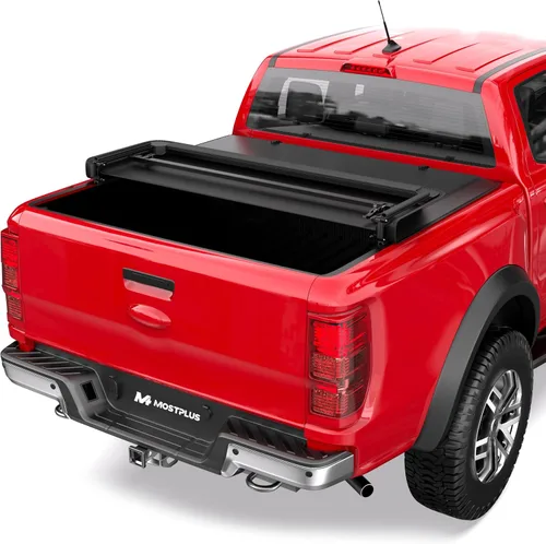 Vista 11 de MOSTPLUS Cubierta enrollable de vinilo suave para caja de camioneta tonneau compatible con Ford Ranger Flareside/Splash 1993-2011 con cama de 6 pies