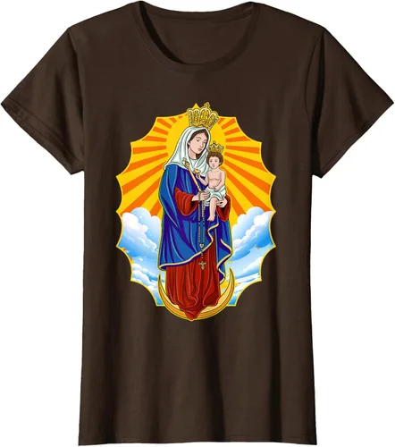 Vista 17 de Chinita Chiquinquira Venezuela Maracaibo Virgen Chiquinquira Chinita Zulia Camiseta negra
