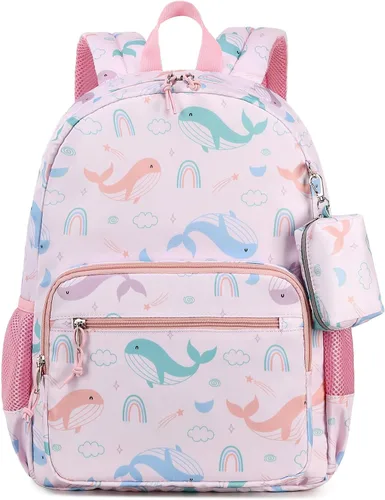 Vista 15 de Mygreen - Mochila escolar con bonitos diseños para niños y niñas, 11.5 x 15.7 x 5.1 pulgadas