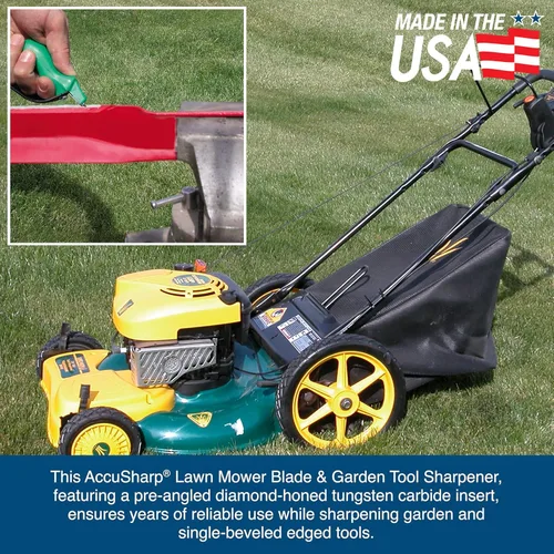 Vista 7 de AccuSharp Herramientas de jardín grandes y afiladores de cuchillas para cortacésped, ideal para bucles, podadoras y tijeras, seguro, fácil de usar