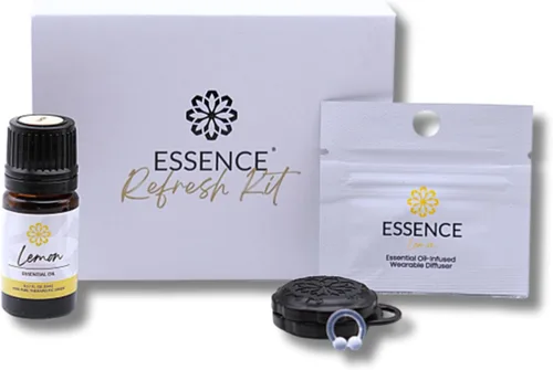 Vista 27 de Essence - Difusor nasal de aromaterapia portátil, anillo de nariz de aceite esencial de bergamota, inhalador de silicona para apoyo del estrés