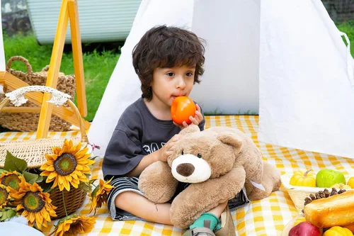 Vista 5 de Niuniu Daddy Oso de peluche con peso de 24" 5 libras, animales de peluche para adultos y niños, juguete de peluche de oso grande, bonita almohada