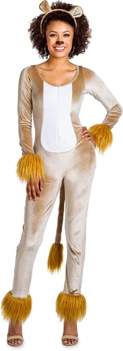 Vista 2 de Body de león para mujer disfraz de león de Halloween