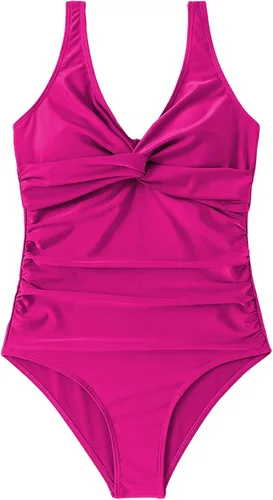 Vista 5 de Vrtige Traje de baño sexy de una pieza con cuello en V y fruncido para mujer