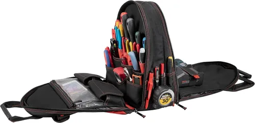 Vista 2 de Hultafors Work Gear HT5533 Mochila de herramientas de lujo, 58 bolsillos