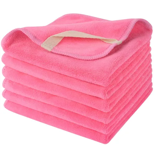 Vista 34 de SINLAND Paños faciales de microfibra de secado rápido toallita de lavado de 8 x 8 pulgadas paño de lavado facial absorbente suave paños removedores