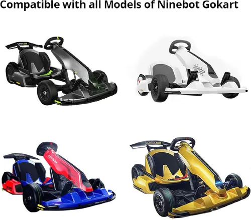 Vista 5 de Pedal de seguridad para Segway Ninebot GoKart Pro 2 y kit 2, accesorios de repuesto de bisel de acero inoxidable