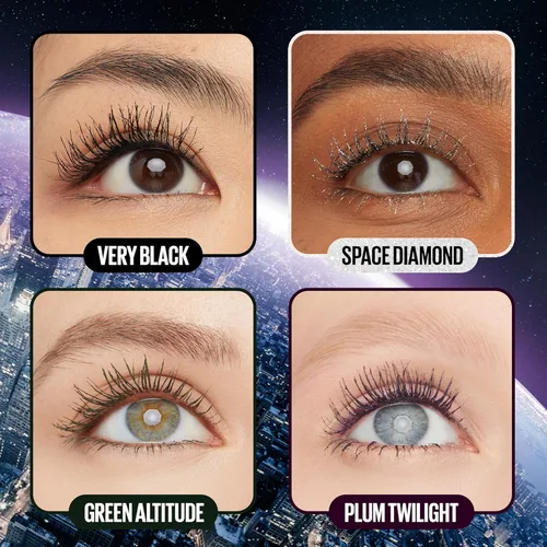 Vista 5 de Maybelline Lash Sensational Sky High - Máscara de pestañas lavable, maquillaje, voluminizadora, alargadora, definidora, rizador, fórmula acumulable