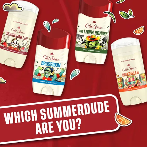 Vista 7 de Old Spice Desodorante antitranspirante Dry Feel para hombres, Summerdudes, protección 24/7 contra el sudor y el olor, frescura soleada 24/7 y aroma
