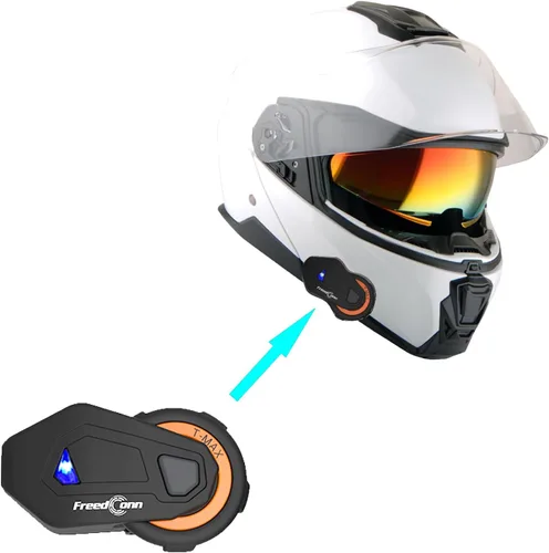 Vista 12 de Martian Casco modular de cara completa para motocicleta, protector solar con doble visera: HG362 azul amarillo