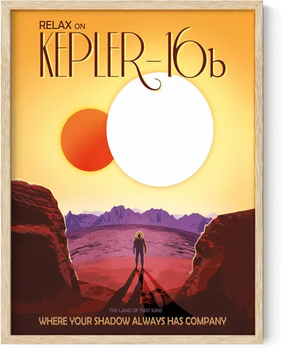 Vista 64 de HAUS AND HUES Arte de pared espacial – Pósteres espaciales vintage, póster JPL de la NASA, pósteres vintage de la NASA para paredes, arte de pared