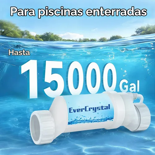 Vista 8 de Celda de sal para piscina, se adapta a célula de sal de Hayward Blanco
