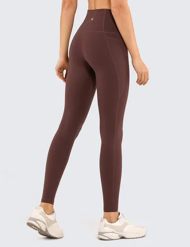 Vista 2 de CRZ YOGA Butterluxe - Leggings de entrenamiento para mujer de 28 pulgadas, cintura alta, pantalones de yoga con bolsillos, para correr, suaves como