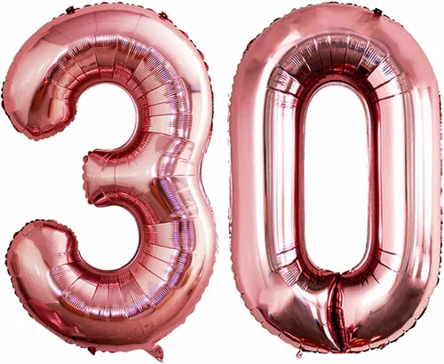 Vista 77 de Goer, conjunto de globos de papel aluminio para decoraciones de cumpleaños, globos de las letras de feliz cumpleaños y de números Oro