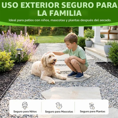 Vista 8 de Pegamento de roca para paisajismo y calzadas, carpeta de grava resistente, carpeta de mantillo clasificada para entrada para detener la dispersión