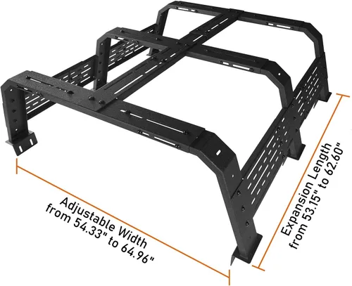 Vista 8 de u-Box Soporte de escalera de camión de 18.8 pulgadas de alto para camioneta, compatible con camionetas Ford F-150 y Raptor y Dodge Ram 1500