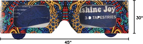 Vista 3 de Sunshine Joy 3D Grateful Dead Mini Tapiz Mexicali Skull Wall Art 30x45 pulgadas