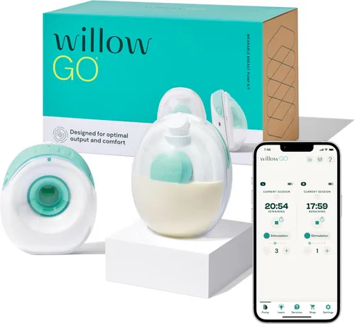 Vista 11 de Willow Go - Recipientes de leche reutilizables de 5 onzas con protector contra salpicaduras, para usar con el extractor de leche manos libres Willow