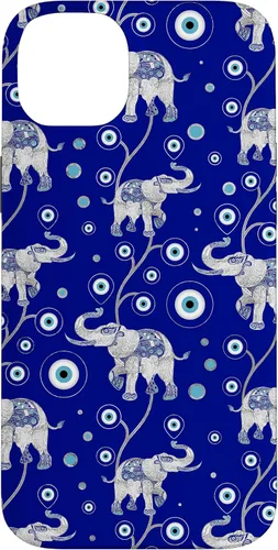 Vista 15 de Funda con dije de elefante de mala suerte para iPhone 17