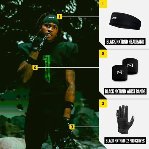 Vista 5 de Nxtrnd G2 Pro Football Gloves, Men's Ultra Sticky Elite Receiver Gloves