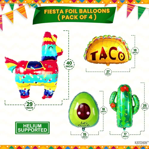 Vista 4 de katchOn, Kit de arco de globos para fiesta – 105 piezas de decoraciones