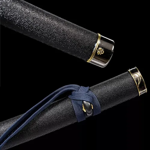 Vista 8 de Espada de Devil May Cry 5 Vergil Anime Cosplay Sword Warrior Yamato/Rebelión de Dante, Katana real de 41 pulgadas, forjada a mano de acero al