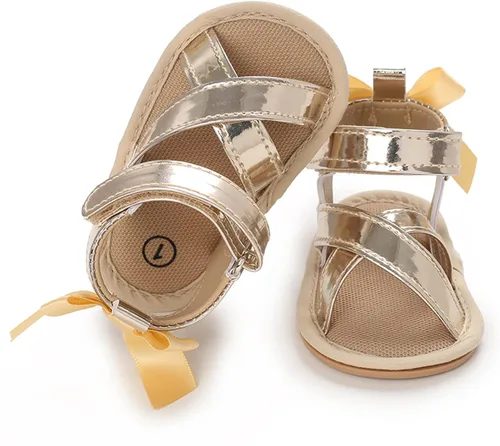 Vista 5 de WILLFUN Sandalias de verano para bebés niños y niñas, puntera cerrada, suela de goma suave, zapatos para exteriores para niños pequeños que caminan