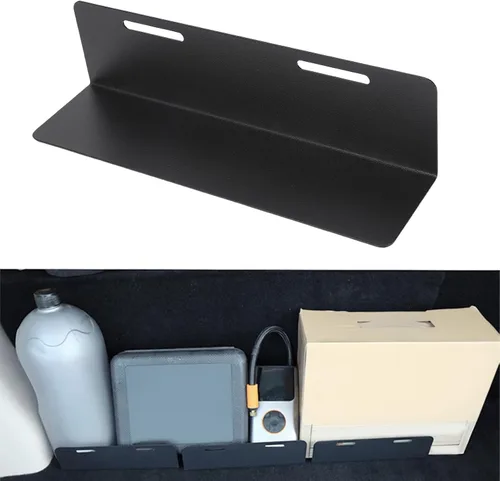 Vista 8 de 3 Piece Car Trunk Organizer Blocks - Versatile Storage Solution with Anti Slip Dividers & Adjustable Hook and Loop Fasteners