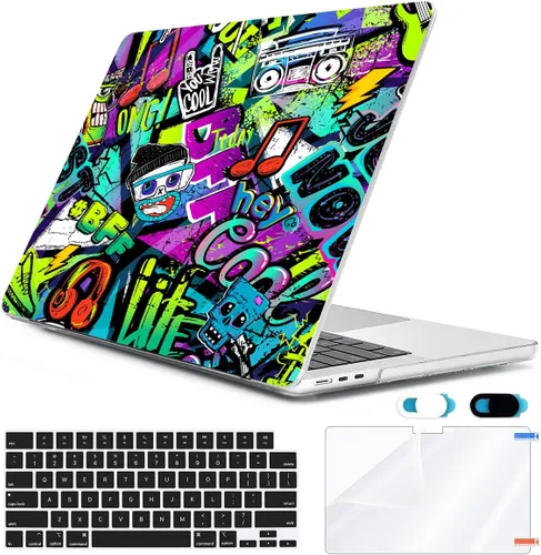Vista 26 de Compatible con MacBook Air 2026 2025 2024-2022 de 13.6 pulgadas M5 A3449 M4 A3240 M3 A3113 M2 A2681 con Touch ID, carcasa rígida de plástico, hoja