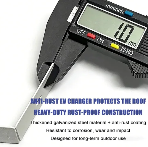 Vista 5 de Cubierta para cargador de vehículos eléctricos para exteriores, cubierta de pared impermeable, techo protector, caja de estación de carga EV