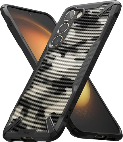 Vista 41 de Ringke Fusion-X [revestimiento dual antiarañazos] compatible con Samsung Galaxy A14 (4G y 5G), parachoques aumentado transparente, parte trasera