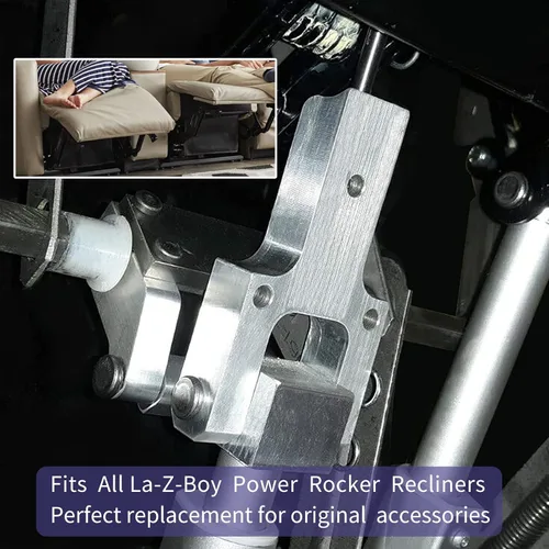 Vista 4 de Palanca de accionamiento de metal y soporte de horquilla reclinables para La Z Boy/LazyBoy, se adapta a todos los reclinables eléctricos L-Z-Boy