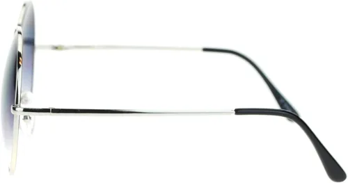 Vista 23 de Hippie Groovy Gradient Oversize Anteojos de sol redondos Lennon grandes