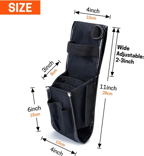 Vista 3 de Bolsa para cinturón de cuña de tala, ajustable para varios cinturones, bolsa de cuña de tala de árboles para cortar árboles