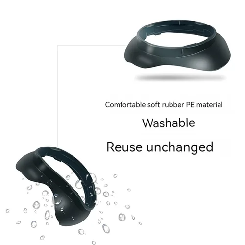 Vista 5 de 1 Set Glasses Spacer Compatible with Quest 3, VR Lens Protective Frames LDPE Anti-Scratch Ring with Storage Box Protect VR Headset Glasses for Quest