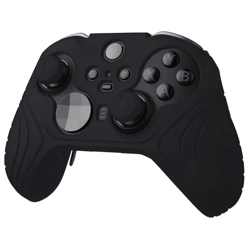 Vista 7 de PlayVital Samurai Edition Anti Slip Silicone Case Cover for Xbox Elite Wireless Controller Series 2 Core, Ergonomic Soft Rubber Skin Protector for