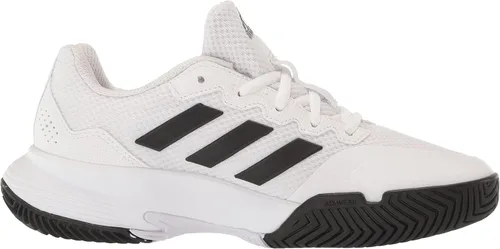 Vista 6 de adidas Gamecourt 2 - Tenis para hombre, Cloud White-team Navy Blue