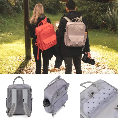 Vista 6 de LANGLY Mochila para cámara Sierra: una mochila fotográfica moderna y fácil de viajar, compatible con portátiles de 18 pulgadas y con todo