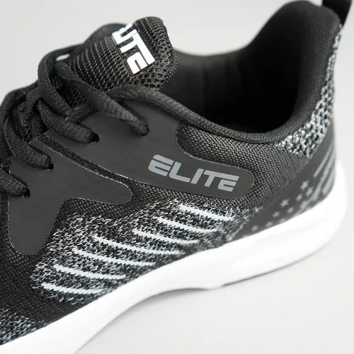 Vista 5 de ELITE Zapatos de bolos Freedom Athletic con cordones para hombre con suela deslizante universal para jugadores diestros o zurdos