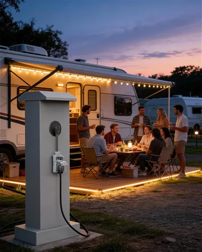 Vista 9 de Kohree Protector contra sobretensiones RV de 30 amperios, protección