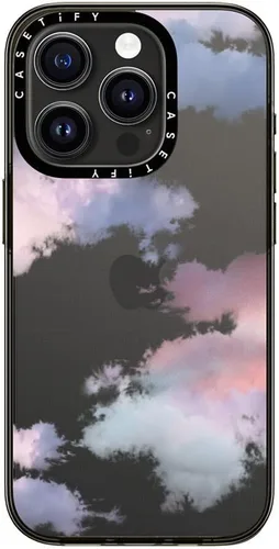 Vista 4 de CASETiFY Impact - Funda para iPhone 12 Pro Max, color negro transparente
