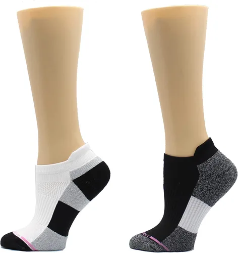 Vista 26 de Dr. Motion calcetines de compresión de corte bajo para mujer, 2 piezas