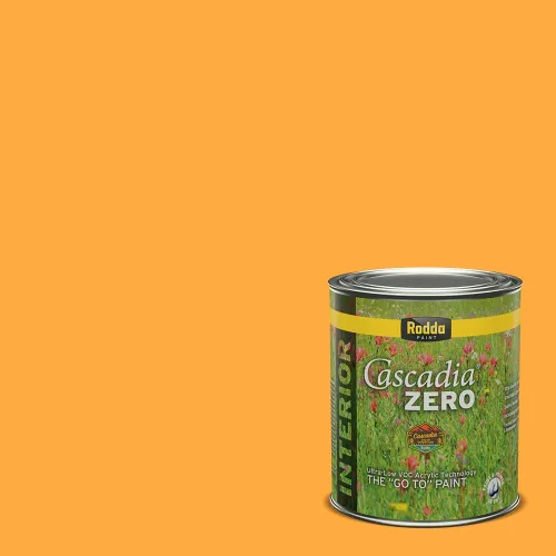 Vista 215 de Rodda Paint CASCADIA ZERO - Pintura plana e imprimación para interiores en uno, cuarto de galón, crema de ballet
