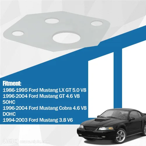 Vista 2 de CULMKARI Placa restrictora IAC de control de aire de ralentí compatible con Ford Mustang1986-1995 LX GT 5.0 V8 1996-2004 4.6 SOHC Cobra DOHC