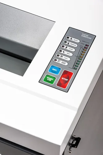 Vista 8 de Dahle PowerTEC 707 PS Paper Shredder, P-7 Super Micro Cut, NSA/CSS 02-01 for Top-Secret Documents, Jam Protection, Auto Oiler, 3.5 HP, 11 Sheet Max