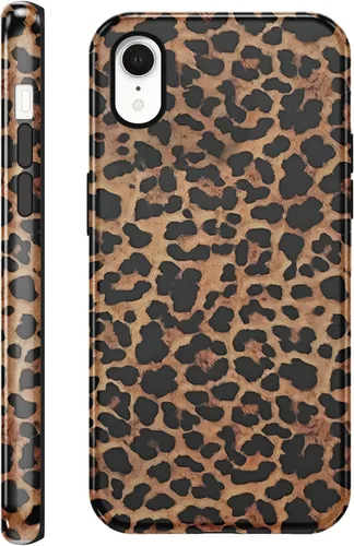 Vista 41 de Funda de teléfono con estampado de guepardo para iPhone 7/8/SE 2020/2022 de 4.7 pulgadas, funda de lujo con diseño de leopardo marrón coqueta a