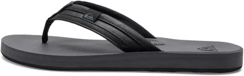 Vista 3 de Quiksilver Sandalia de tres puntos Carver Nubuck para hombre negro gris negro